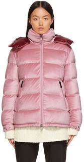 Пуховая бархатная куртка Holostee Moncler