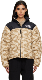 Пуховик 1996 Retro Nuptse бежевого цвета The North Face