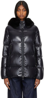 Черный пуховик Laiche Moncler