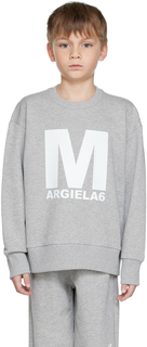 Детская серая толстовка MM6 Maison Margiela