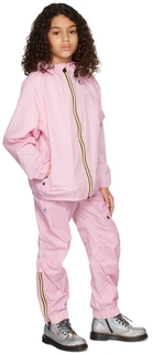 Детские розовые спортивные штаны &apos;Le Vrai Edgard&apos; K-Way