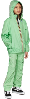 Детская зеленая куртка &apos;Le Vrai Claude&apos; K-Way