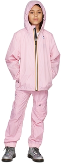 Детская куртка &apos;Le Vrai Claude&apos; розового цвета K-Way