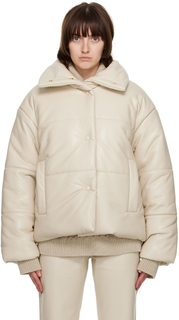 Куртка из веганской кожи Off-White Nanushka