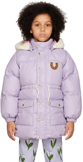 Детская фиолетовая куртка-пуховик Horseshoe Heavy Mini Rodini