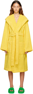 Желтый халат Intreccio Bottega Veneta