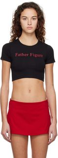 Эксклюзивная черная футболка SSENSE с изображением отца Praying