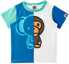 Голубая футболка Baby Milo &amp; Friends BAPE