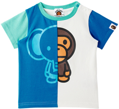 Голубая футболка Baby Milo &amp; Friends BAPE