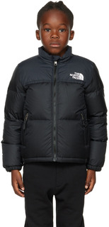 Черный пуховик 1996 Retro Nuptse Little Kids Jacket The North Face Kids