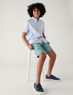 Хлопковые шорты-чиносы (6–16 лет) Marks &amp; Spencer