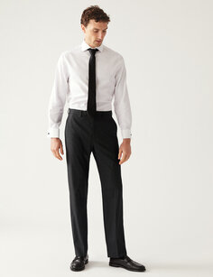 Эластичные костюмные брюки стандартного кроя Marks &amp; Spencer