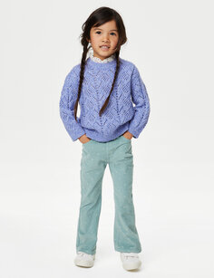 Расклешенные брюки из хлопкового шнура (2–8 лет) Marks &amp; Spencer