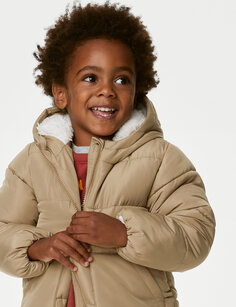 Утепленное пальто Stormwear на подкладке боргов (2–8 лет) Marks &amp; Spencer