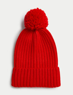 Детская зимняя шапка (1–13 лет) Marks &amp; Spencer, красный