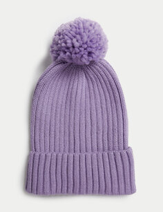 Детская зимняя шапка (1–13 лет) Marks &amp; Spencer, фиолетовый