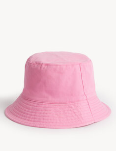 Детская простая шляпа от солнца из чистого хлопка (0–13 лет) Marks &amp; Spencer