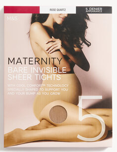 Невидимые колготки для беременных плотностью 5 ден Marks &amp; Spencer