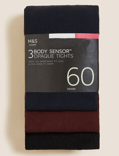 Колготки Body Sensor плотностью 60 ден, 3 шт. Marks &amp; Spencer