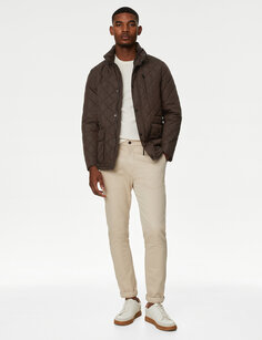 Стеганая куртка в стиле милитари и Stormwear Marks &amp; Spencer, коричневый