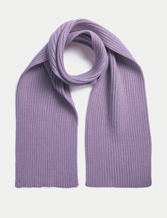 Детский однотонный шарф (1–13 лет) Marks &amp; Spencer, фиолетовый