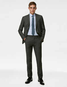 Узкие эластичные костюмные брюки Marks &amp; Spencer