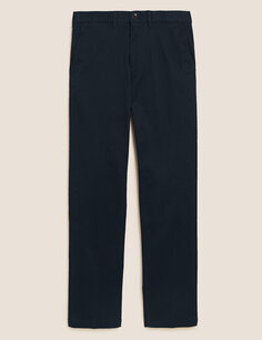Большие и высокие брюки чинос стандартного кроя Heritage Marks &amp; Spencer, темно-синий