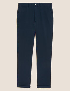 Узкие брюки чинос Ultimate Fit Marks &amp; Spencer, темно-синий
