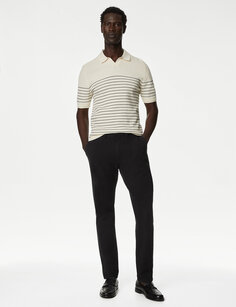 Узкие брюки чинос Ultimate Fit Marks &amp; Spencer, черный