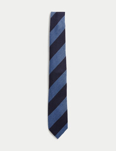 Текстурированный галстук из чистой шерсти SARTORIAL, синий микс