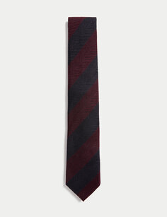 Текстурированный галстук из чистой шерсти SARTORIAL, бордовый микс