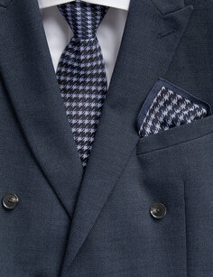 Комплект из шерстяного галстука и нагрудного платка SARTORIAL