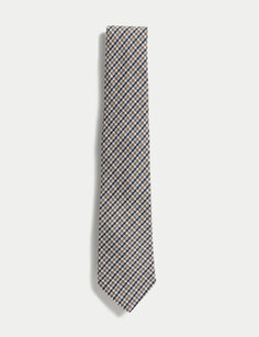 Шелковый галстук в клетку SARTORIAL