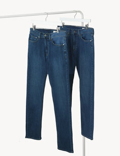 Узкие эластичные джинсы из 2 пар Marks &amp; Spencer