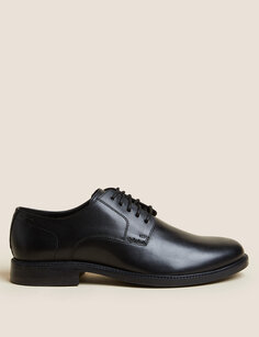 Кожаные туфли дерби Marks &amp; Spencer, черный
