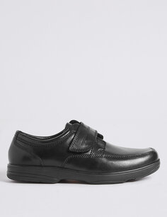 Кожаные туфли Airflex с широкой посадкой Marks &amp; Spencer, черный