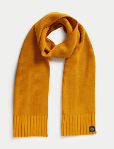 Вязаный шарф Marks &amp; Spencer, желтый