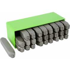 Набор стальных буквенных клейм Beril