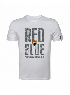 Футболка мужская "RED-BLUE", цвет серый (XXXL) ПФК ЦСКА