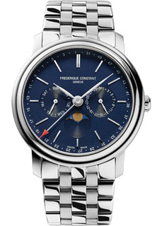 Швейцарские наручные мужские часы Frederique Constant FC-270N4P6B. Коллекция Classics Quartz