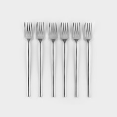 Набор вилок столовых доляна sentiment, h=22 см, 6 шт