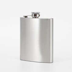 Фляжка, 180 мл, 6 oz, под нанесение, 9.5 х 11 см NO Brand