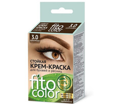 Стойкая крем-краска для бровей и ресниц fitocolor, коричневый(2прим)2х2 мл Fitoкосметик