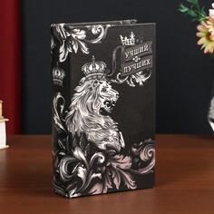 Сейф-книга дерево кожзам NO Brand