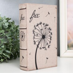 Сейф-книга дерево кожзам NO Brand