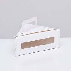 Коробка для торта, 12,2 х 10 х 4,5 см NO Brand
