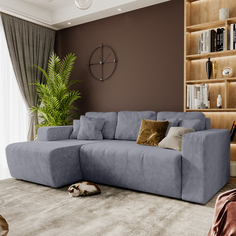 Диван угловой левый Пуэрто Лазурит