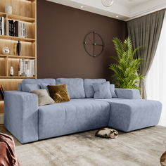 Диван угловой правый Пуэрто Лазурит