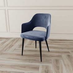 Стул с подлокотниками Вильям Лазурит