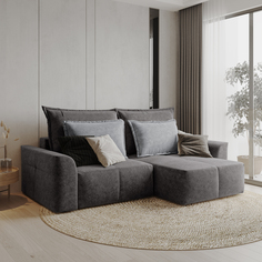 Диван угловой Сильвер Лазурит